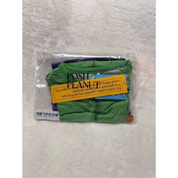 Posh Peanut Hulk Marvel Heroes I AM HULK Pajamas PJ Set Size 18-24M NIB - Picture 2 of 6